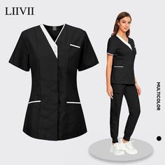 Cleaning Uniform Ideas, Work Uniform Ideas, Pharmacy Uniform, Beauty Salon Uniform Ideas, Scrubs Uniform Cute, Hospital Clothes, Cleaning Uniform, Hospital Uniforms, Nurse Clothes