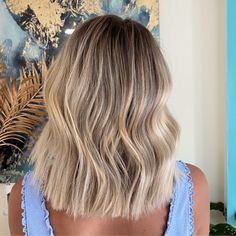 Lindsay Rae Hair, Branford CT Blonde Colour Melt, Blonde Lob Dark Roots, Root Melt Short Hair, Root Melt Brunette To Blonde Short Hair, Med Blonde Hair, Blonde Balayage Root Melt, Blonde Hair Root Melt, 3d Balayage, Root Melt Blonde Short