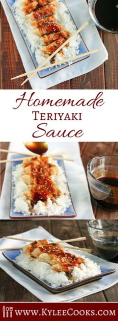 the recipe for homemade teriya sauce on rice