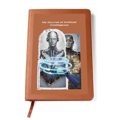 Leather Journal Printed Graphic of My Artificial Intelligence Note Book Racing Mind, Clean Slate, Ribbon Bookmarks, Leather Notebook, Leather Journal, Sentimental Gifts, Vibrant Colours, Lined Page, Goal Setting