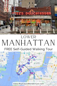 the manhattan free self - guided walking tour is an easy way to get around new york city