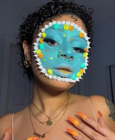 anya ☆.⋆ on Instagram: “*🧞‍♂️*｡🌟 MAKE A WISH! 🌟✲ﾟ🧞‍♂️｡ ✧ ˚‧ ｡ﾟ ★ the 2nd to last cakeface look in this series ´͈ ᵕ `͈ and i could not be more grateful for how well…” Makeup Video Ideas, Pop Art Makeup, Tiktok Makeup, Makeup Video, Makeup Aesthetic, Makeup Artistry