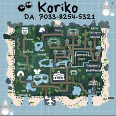 the map for korko, da03 - 811 - 532