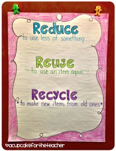 Reduce reuse and recycle Creative Curriculum Reduce Reuse Recycle, Reduce Reuse Recycle Activities, Recycle Activities, Recycle Preschool, Recycling Activities