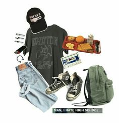 Geek Outfits, Skateboard Style, Mood Clothes, Look Retro, Mood Board Fashion, Mode Vintage, Looks Style