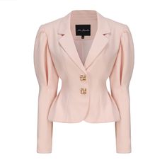 Introducing the Ilana Blazer, blending modernity with classic elegance.  Crafted from luxurious fabrics, this jacket maintains sharp lines and soft draping. Retro-inspired lamb leg sleeves enhance the shoulder and waistline, while simple lapel designs convey sophistication. Lamb Leg, White Lilly, Elegant Classy Outfits, Dreamy Gowns, Blazer Pink, Business Attire Women, Blazer Outfits For Women, Stylish Blazer, Stylish Women Fashion