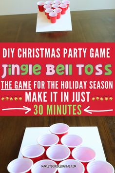 christmas party game for kids to make it in just 30 minutes with the help of paper cups