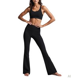 Introducing our Women's Cotton High Waist Bootcut Flare Yoga Pants - the perfect blend of comfort, style, and functionality. Crafted with meticulous attention to detail, these yoga pants are designed to enhance your active lifestyle while providing a chic and versatile fashion statement. Constructed from high-quality cotton fabric, these pants offer an exceptional softness against the skin, ensuring a gentle touch that remains comfortable throughout your yoga sessions, workouts, or casual outings. The low-rise waistline adds a modern twist to the classic design, providing a flattering fit that sits comfortably on your hips. Handmade to order with love 28"-36" inseam Custom order by request Pants Bootcut, Wide Leg Leggings, High Waisted Flare Pants, Exercise Pants, Flare Yoga Pants, Leggings Fitness, Spandex Leggings, Bootcut Pants, High Waisted Flares