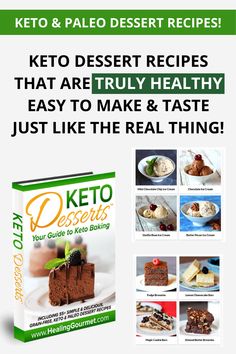 Keto Desserts | 50+ Quick & Delicious, Keto and Paleo Dessert Recipe Almond Butter Brownies