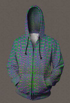 ◆ UV Reaction ◆ Flexible Waist band and Cuff ◆ Everlasting Vibrant print ◆ Breathable material ◆ Aesthetic Partial Liner ◆ Made in USA ◆ Triple-Stitched for Durability ◆ 100% Polyester ◆ Material made from recycled plastic bottles The style of this hoodie defines psytrance fashion and is Middle-weight, Warm and Comfortable, this hoodie was meticulously designed panel by panel for your and everyone elses ocular enjoyment within a 50ft radius. The dye transfer infused into the material means that Snake Hoodie, Recycle Plastic Bottles, Waist Band, Recycled Plastic, Plastic Bottles, Polyester Material, Feel Free, Festival