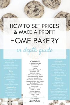 the recipe for how to set prices and make a profits home bakery in depth guide