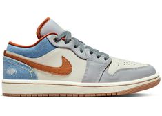 Jordan 1 Low Phantom Denim (Women's) Jordan 1 Low Phantom, Jordan 1 Low Denim, Formal Sneakers, Jordan Dunk Low, All Jordans, Luxury Clothing Brands, Nike Air Jordan 1 Low, Ugg Classic Mini, Amber Brown