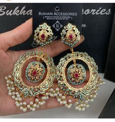 Chand Bali, Tiger Earrings, Turquoise Bead Earrings, Kundan Jewellery Bridal, Sabyasachi Jewellery, Diamond Bracelet Design, Indian Bridal Jewelry Sets