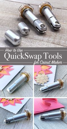 how to use quickswap tools for cricut marker - step by step instructions