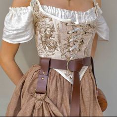 Peasant Bodice, Corset Fabric, French Meadows, 18th Century Stays, Peasant Costume, Brown Toile, Renn Faire