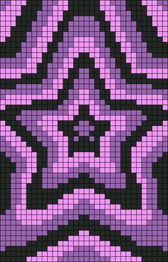 an image of a purple and black pixellated pattern with the shape of a man's face