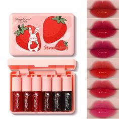 - Brillo de labios coreano - Tinte de labios difuminado - Mini lápiz labia líquido - Tinte multiusos: labios y mejillas - Larga duración - Hidratante e impermeable #makeup #beauty Korean Lip Gloss, Korean Lip Tint, Korean Lips, Lip And Cheek Tint, Lip Color Makeup, Pigmented Lips, Cheek Stain, Cheek Tint, Make Up Looks