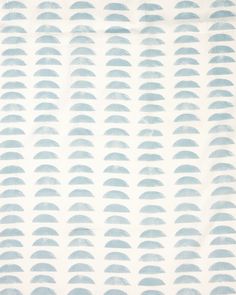 a white and blue wallpaper with wavy shapes on it's surface, in shades of light blue