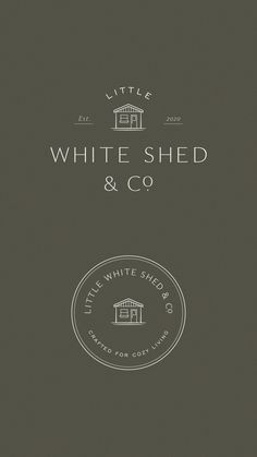 the logo for white shed and co