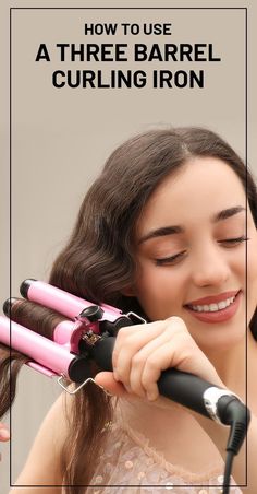 There are a variety of hair styling tools available in the market today and the three-barrel curling iron is one of them. Three Barrel Curling Iron, Curly Hair Dos, Wand Curling Iron, Curling Wands, Barrel Curling Iron, Barrel Curls, Flat Iron Curls, Curling Iron Hairstyles, Flat Irons