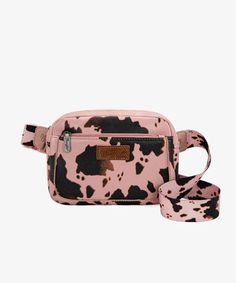 Made of synthetic leather Cow print pattern Top zipper closure Dual-zippered compartment A zippered pocket on the back Adjustable crossbody strap (24"-42.8") 8.8"(L) x 3.5"(W) x 6"(H) Western Shoes, Travel Duffle, Chain Belts, Duffle Bag Travel, Crossbody Messenger Bag, Wallet Bag, Cow Print, Hobo Bag