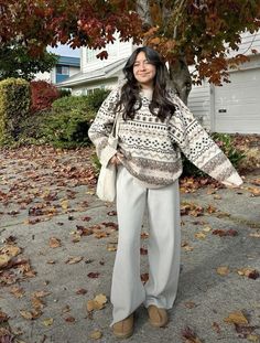 Fall Outfit Ideas Comfy, In Between Weather Outfits, Cottagecore Outfits Winter, Laid Back Outfits, Cozy Fall Outfits, Autumn Fits, Cozy Style, Autumn Outfits, Fall Fits