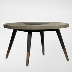 Olivia Round Dining Table - Ebony American Signature Furniture, Value City Furniture, City Furniture, Lazy Susan, Round Dining, Round Dining Table, Dining Room Table, Dining Room Furniture, Solid Wood