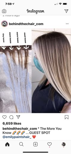 High Contrast Dimensional Balayage, Babylights Placement, Hair Dye Application Techniques, Minimal Foil Placement, Highlights Versus Balayage, Teasy Lights Blonde Technique, Bleach Techniques, Cosmetology Tips, Highlight Placement