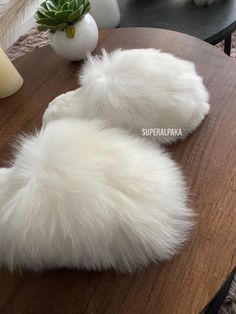 Alpaca Fur Slippers, Alpaca Slippers From Peru, Unisex Slippers, Fur Slippers, Winter Slippers, Gift for Any Occasion, Fluffy Fur Slippers - Etsy Fluffy White Slip-on Slippers, Alpaca Slippers, Pajama Birthday Parties, Slippers Fur, Unisex Slippers, Pretty Shoes Sneakers, Winter Slippers, Nail Jewelry, Fur Slippers