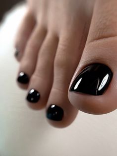 Purple Toe Nails, Black Pedicure, Maquillage On Fleek, Trends Nails, Kiss Nails