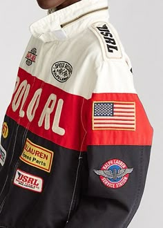 Racing Patches, Racing Jacket, Cute Comfy Outfits, 로고 디자인, Vintage Jacket, Estonia, Aesthetic Outfits, Aesthetic Clothes