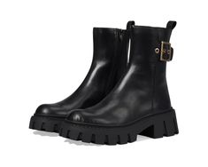 Steve Madden Sameera | Zappos.com Winter Ankle Boots, Trending Boots, Heel Design, Black Boots Women, Black Platform, Synthetic Rubber, Mid Calf Boots, Designer Heels, Black Leather Boots