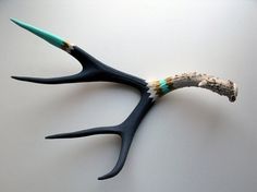 the toothbrush is shaped like an antelope