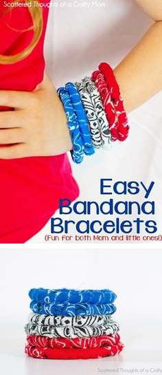 the cover of easy bandana bracelets for both men and women