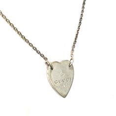 Gucci Heart Necklace Silver Gucci Heart Necklace, Heart Necklace Silver, Gucci Jewelry, Silver Heart Necklace, Necklace Silver, Heart Necklace, Womens Jewelry Necklace, Jewelry Necklaces, Necklaces