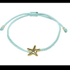 Adjustable Adjustable Star Charm Jewelry For Beach, Beach Jewelry With Adjustable Star Charm, Beach Adjustable Jewelry With Star Charm, Adjustable Beach Jewelry With Star Charm, Adjustable Gold Charm Bracelet With Starfish Charm, Adjustable Starfish Charm Jewelry, Adjustable Star Bracelets For The Beach, Adjustable Star-shaped Jewelry With Starfish Charm, Gold Bracelet With Starfish Charm, Adjustable