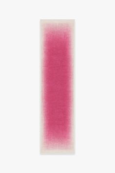 an abstract painting with pink and white colors on a white background in the shape of a rectangle