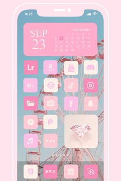 180 Pink aesthetic home screen app icons ⋆ The Aesthetic Shop Girly Home Screen, Pink Aesthetic Home Screen, Pink Aesthetic Home, Home Screen App Icons, Girly Home, Aesthetic Home Screen, Tech Aesthetic, Aesthetic Png, Google Play Music