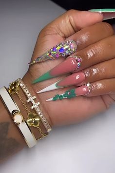 Claw Nails, Nail Design Inspiration, Glow Nails, Exotic Nails, Long Square Acrylic Nails, Accent Nails, Hot Nails, Square Acrylic Nails, Short Acrylic Nails