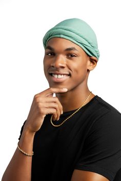 Your street style has never looked this good. Upgrade your du-rag with our satin lined Halo Turban. The close fit is perfect to keep your waves, braids and freshly twisted locs tight. The simple infinity loop is lightweight and comfortable, for a stylish finish. Available in three sizes - S/M (fitted sizes 6 - 6 7/8) M/L (fitted sizes 7 - 7 1/2) X/XL (fitted sizes 7 1/2 - 8) Twisted Locs, Du Rag, Turbans, 7 And 7, 8 M, Locs, Free Giveaway, Final Sale, Halo