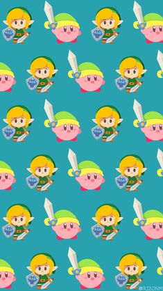 the legend of zelda pattern is shown