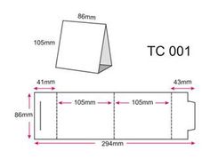 an image of a paper bag with measurements