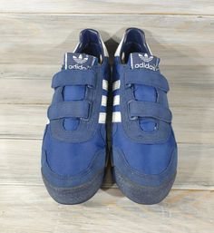 Vintage Adidas Flip 1987 Made In Philippines Blue Retro Sneakers Very Rare | eBay Adidas Vintage Sneakers For Sports, Vintage Adidas Sneakers With Logo, Retro Blue Adidas Sneakers, Vintage Blue Sneakers For Streetwear, Vintage Blue Sneakers With Rubber Sole, Retro Sneakers, Vintage Adidas, Very Rare, Philippines