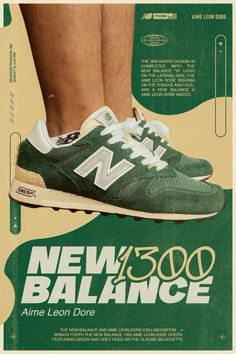 an advertisement for new balance shoes featuring a man's legs