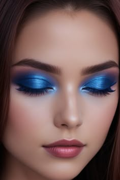 smokey eye makeup | Makeup ideas Night Out Makeup Blue Eyes, Subtle Eyeshadow Looks, Rust Outfit, Blue Lipstick Makeup, Subtle Eyeshadow, Makeup Ideas Smokey Eye, Makeup Ideas Smokey, Eye Makeup For Blue Eyes