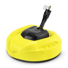 a yellow and black object on a white background with clippings in the middle