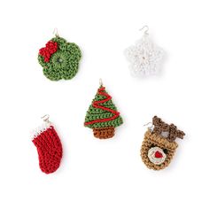 The Sak Yarnicharmz 5 Pack - |Hand Crochet - Christmas| Shopping Ideas, The Sak, Holiday Shopping, Christmas Crochet, Hand Crochet, Crochet Bag, New Arrival, Crochet Projects, Crochet Patterns