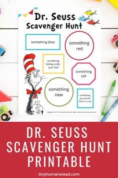 the dr seuss scavenger hunt printable