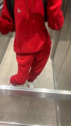 Clothes For 13 Yo, Jordan Hoodie Outfit, Casual Red Tracksuit For Jogging, Red Tracksuit For Jogging, Red Juicy Tracksuit, Jordan Tracksuit, Red Juicy Couture Tracksuit, Juicy Couture Red Tracksuit, Outfit Jogging