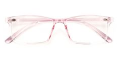 Eliana-Pink-Rectangle-TR-Eyeglasses-detail Pink Rectangle, Rectangle Eyeglasses, Pink Frames, Black Rectangle, Glasses Shop, Red Design, Glasses Online, Vintage Lover, Professional Look